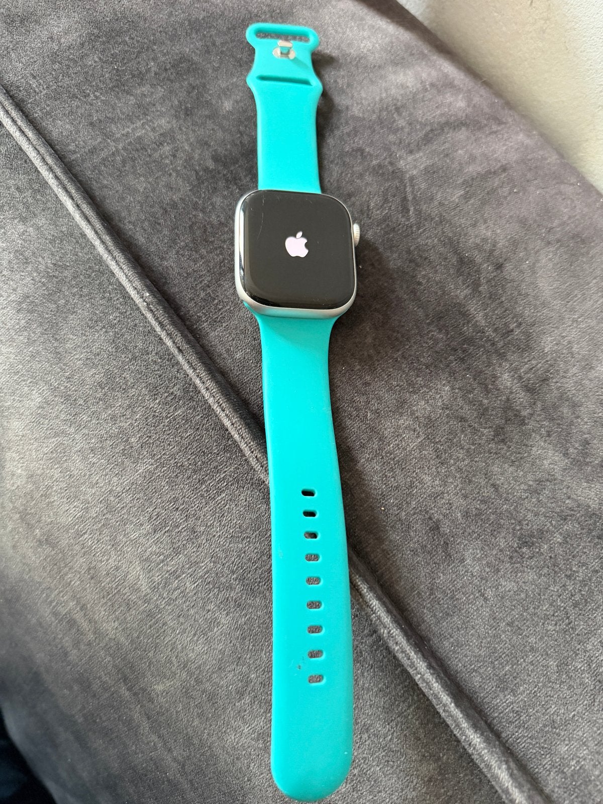 Apple Watch Serie 10 46mm zilver - gebruikt zie foto, Ophalen, IOS, Waterdicht, Zilver