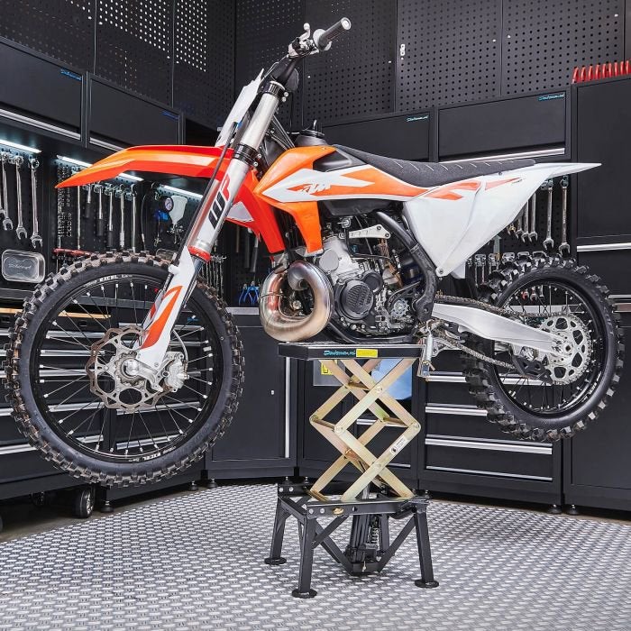 Crosslift voor motor - Zwart van €249,- NU VOOR, Motoren, Ophalen, Zo goed als nieuw