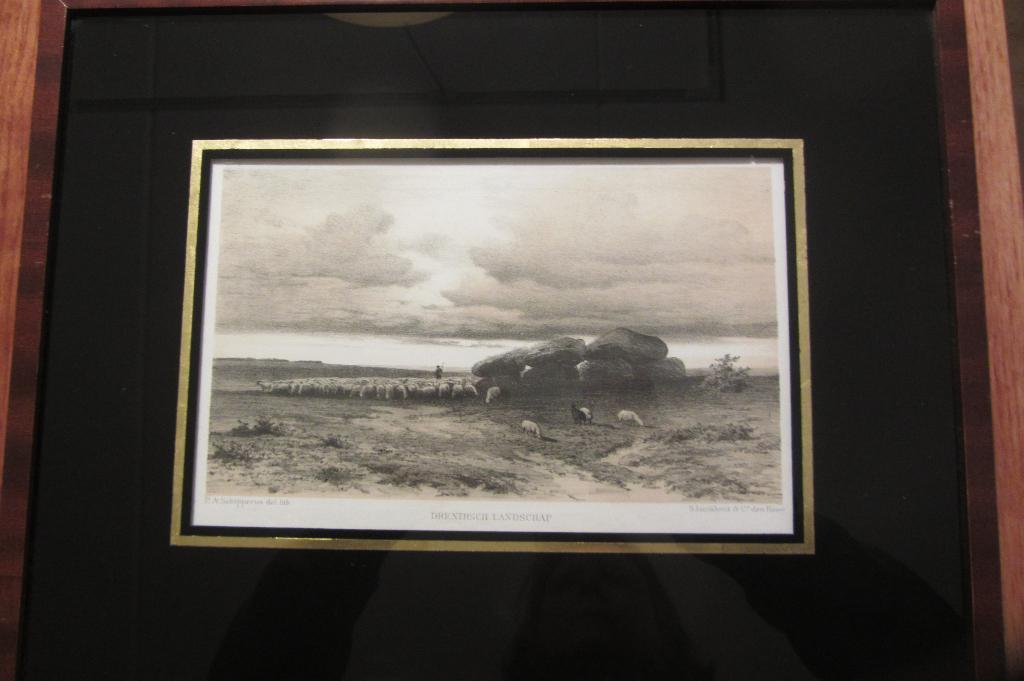 litho Drenthsch Landschap PA Schipperus del Lith, Ophalen