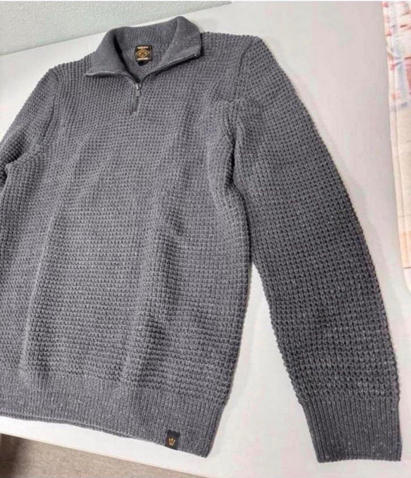 NEXT Premium grade Trui Sweater Vest L grijs grijze mannen, Maat 52/54 (L), L, Zo goed als nieuw, Grijs