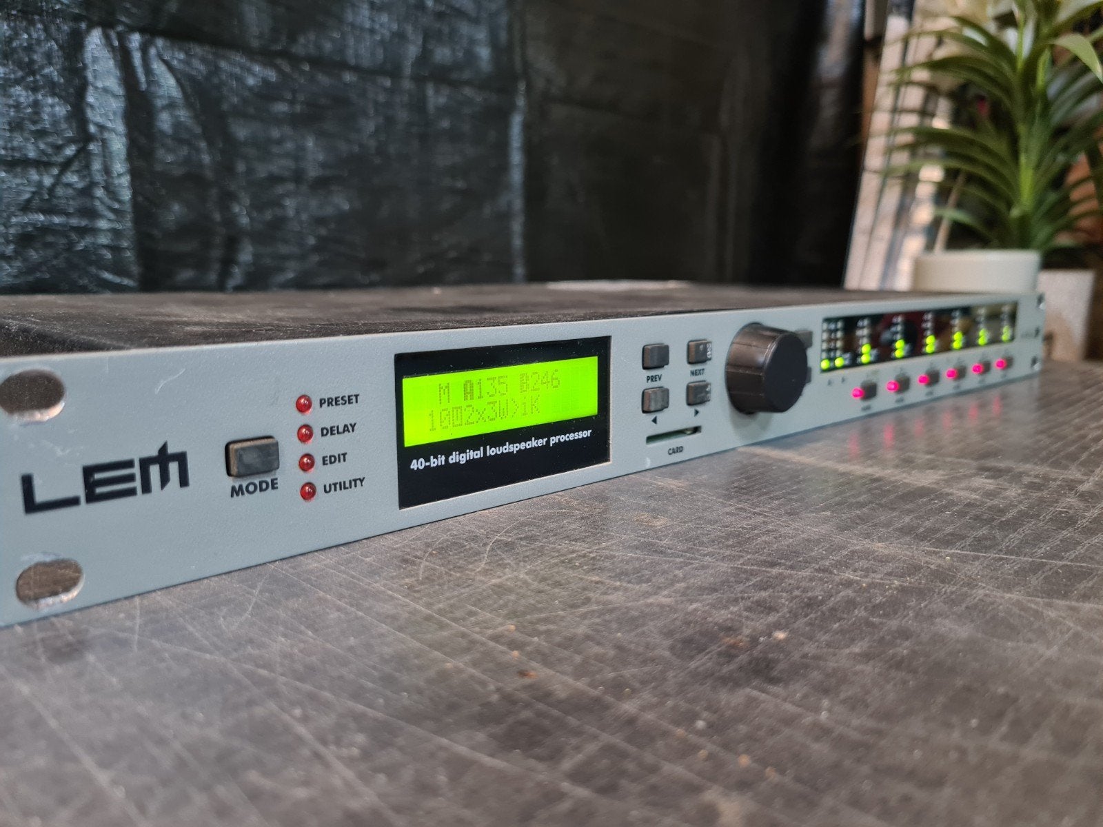 Lem DX26+ luidspreker management processor/digit. crossover, Ophalen, Gebruikt