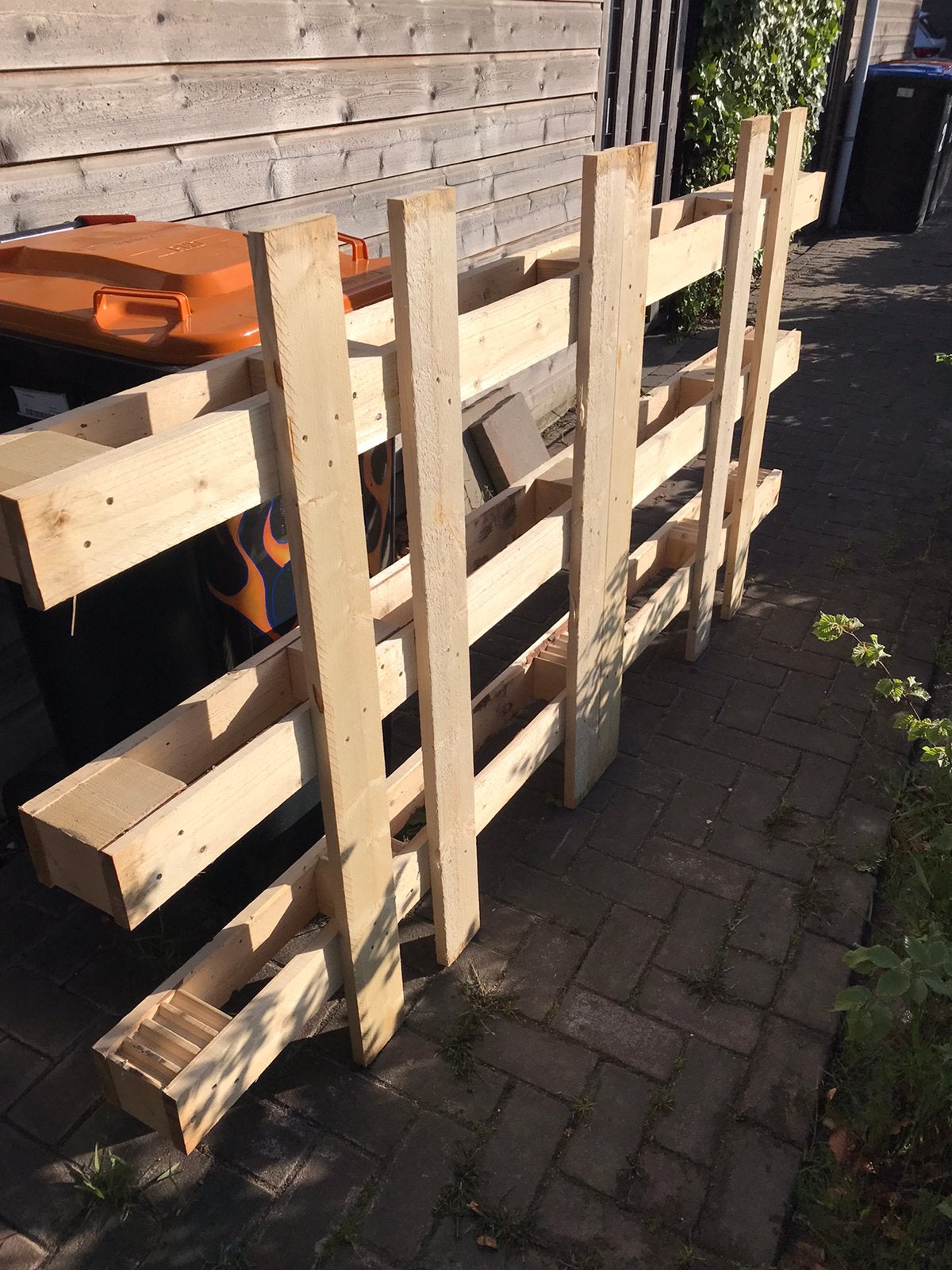 Pallet of brandhout gratis afhalen, Doe-het-zelf en Verbouw, Hout en Planken, Ophalen, Zo goed als nieuw