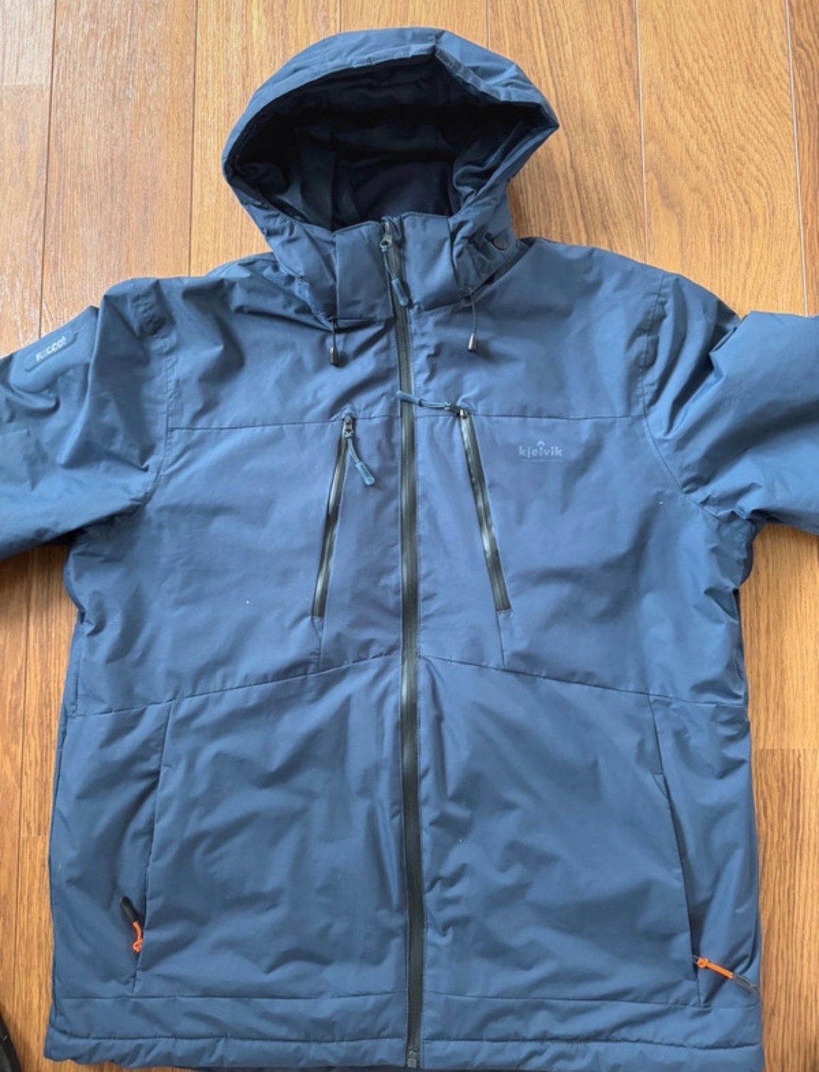 Nette Kjelvik winterjas - Marineblauw - Z.g.a.n., Kleding | Heren, Ophalen of Verzenden, Zo goed als nieuw, Overige maten, Blauw