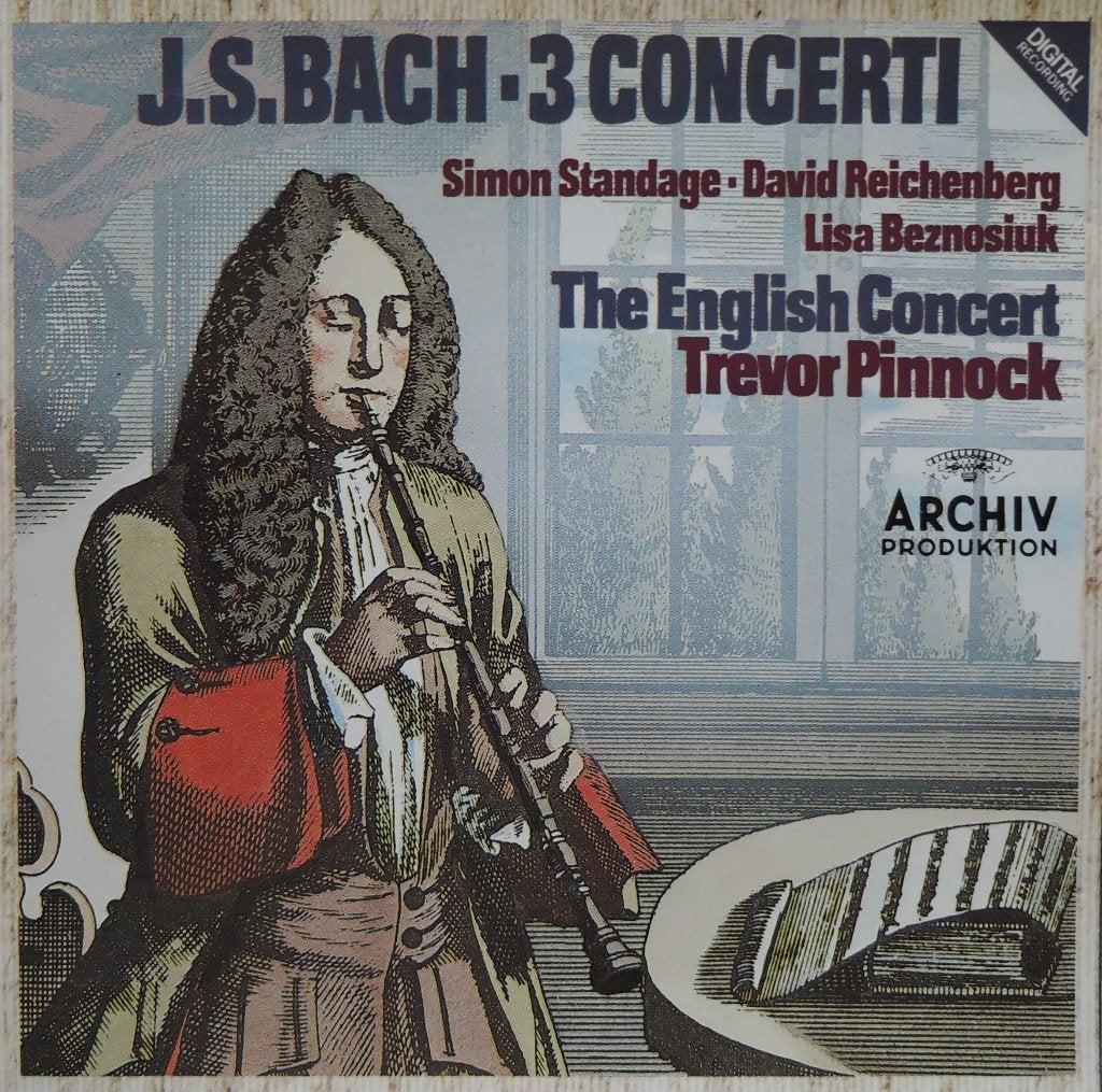 3 Concerti / Bach - English Concert / Pinnock - ARCHIV - DDD, Ophalen of Verzenden, Zo goed als nieuw, Orkest of Ballet, Barok