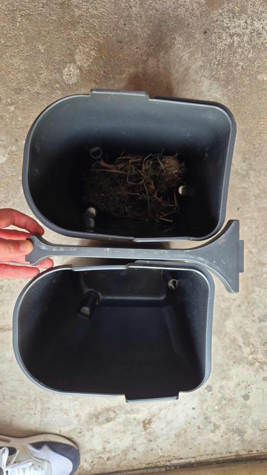 Brabantia Bo Touch Bin Inzetbakken met Tussenschot, Ophalen, Gebruikt, Kunststof