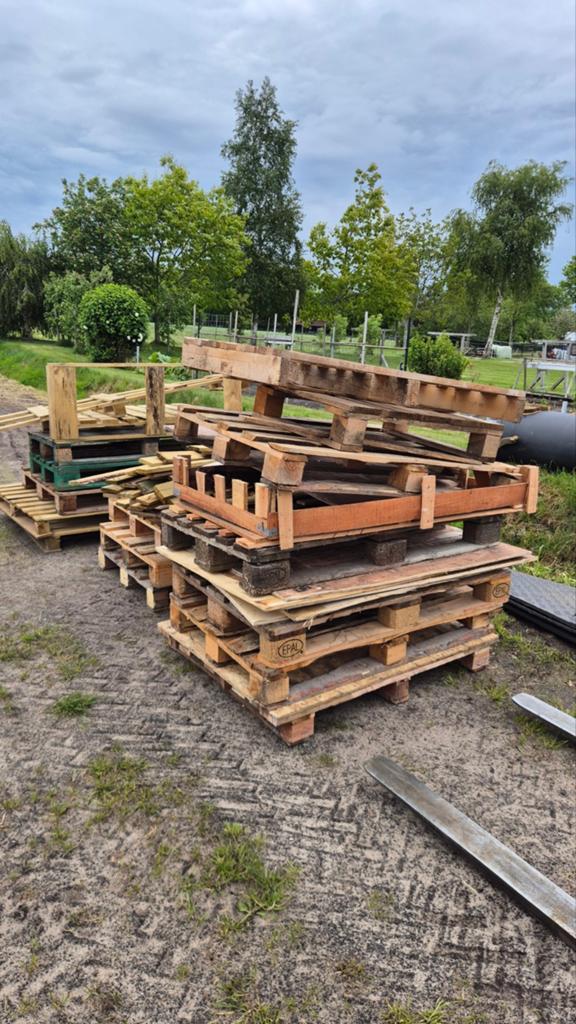 Partij pallet hout gratis, Ophalen, Minder dan 25 mm, Pallet, Minder dan 200 cm