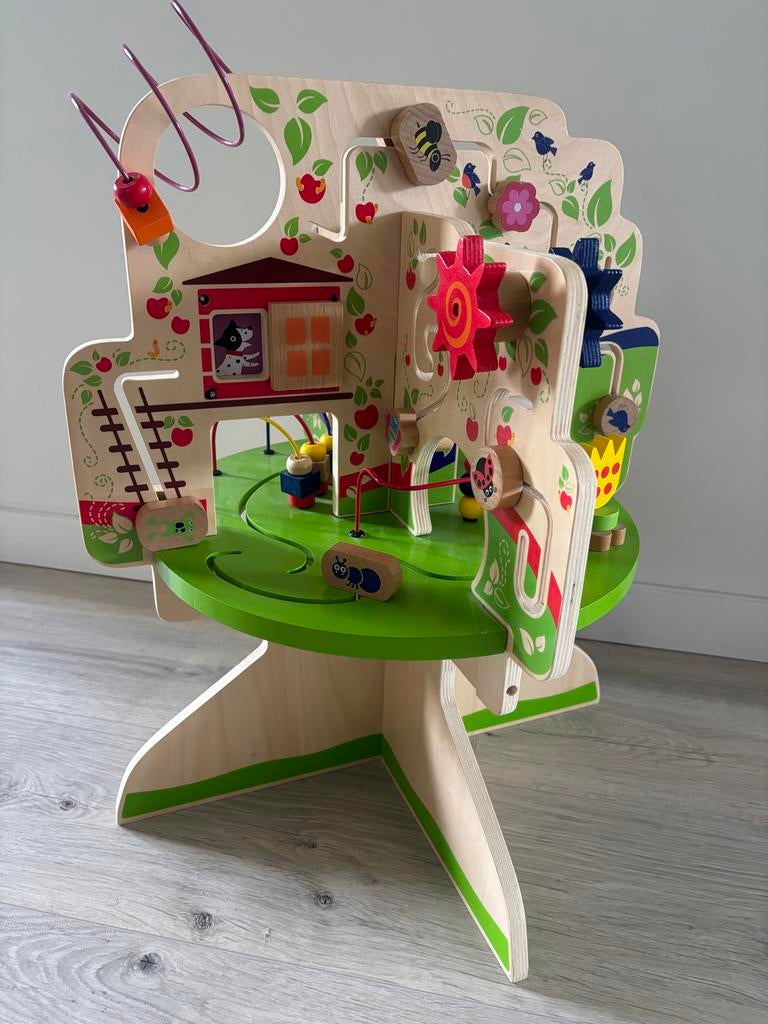 Houten Baby Speelcentrum - Activiteitenbord, Ophalen, Zo goed als nieuw, Overige typen