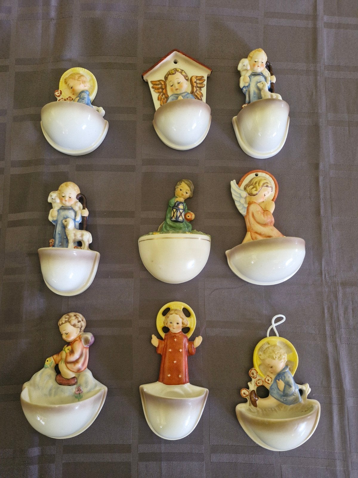 Hummel Goebel wijwaterbakjes - Set van 9, Ophalen of Verzenden