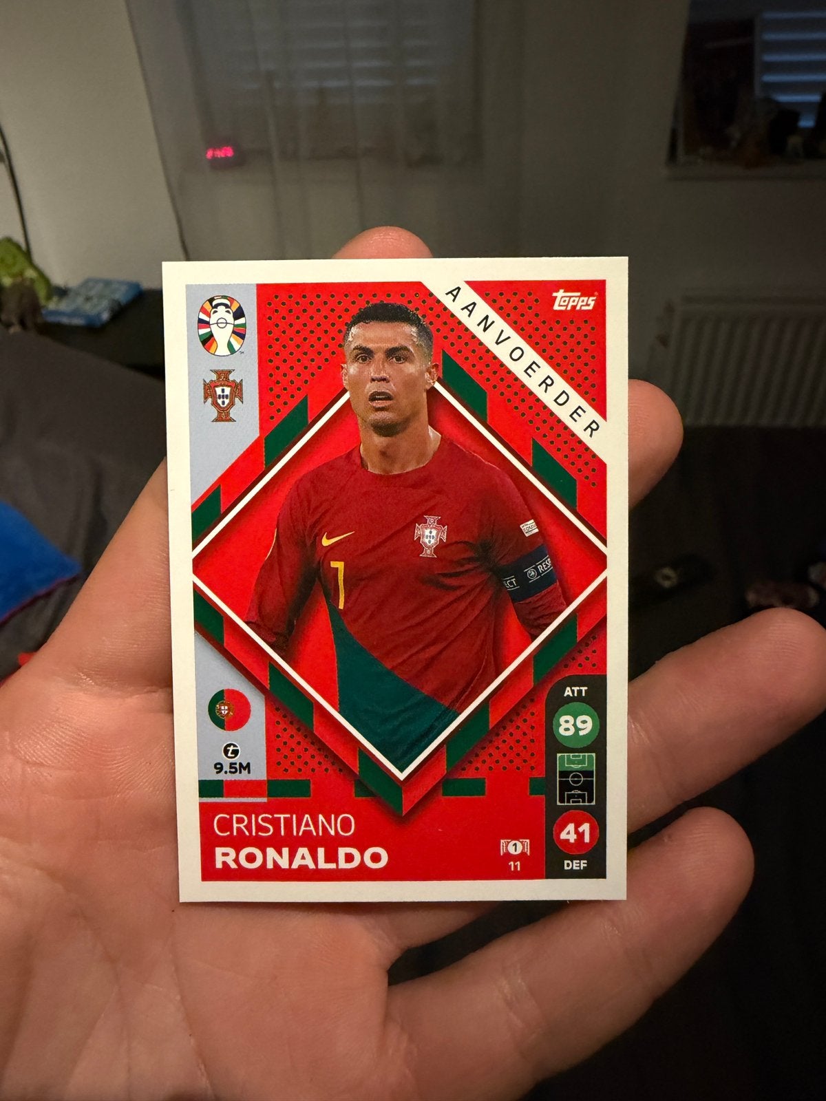Topps EK 2024 ronaldo, Verzamelen, Ophalen of Verzenden, Nieuw, Buitenlandse clubs, Poster, Plaatje of Sticker