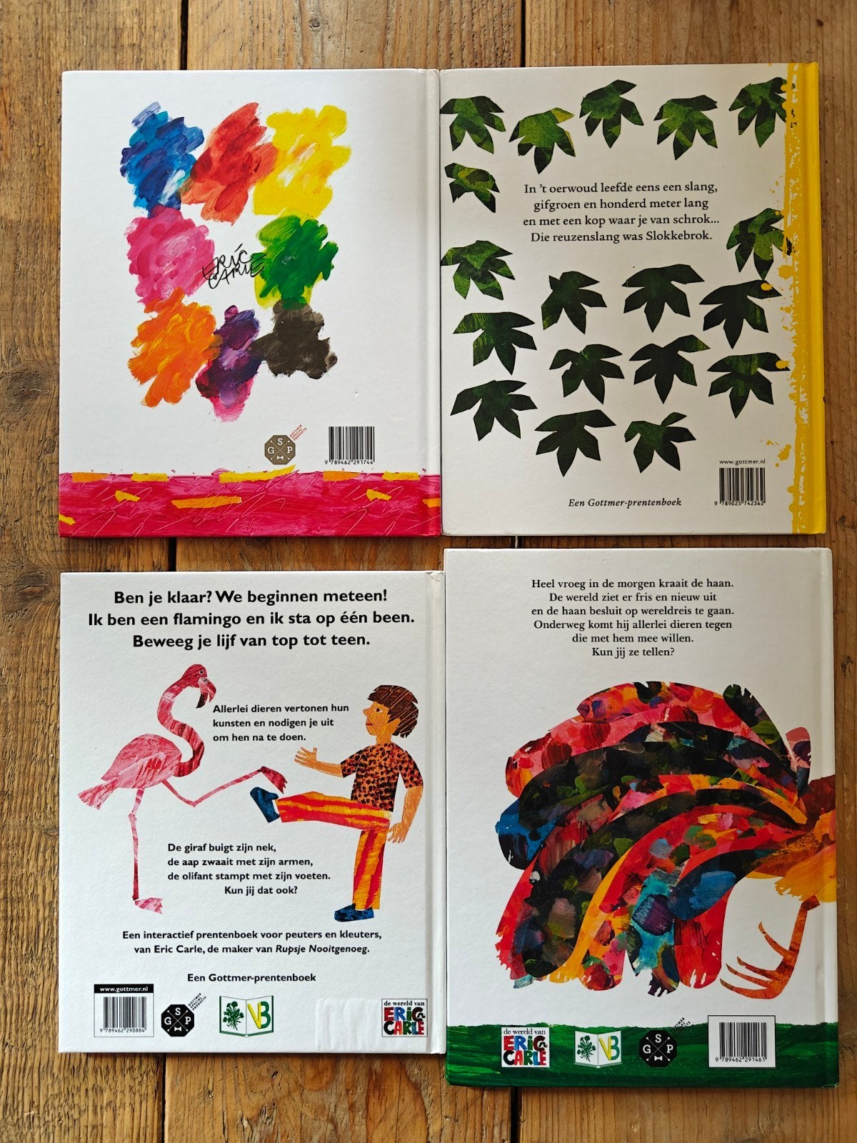 4 Bijzondere boeken van Eric Carle., Ophalen of Verzenden, Zo goed als nieuw, Fictie algemeen