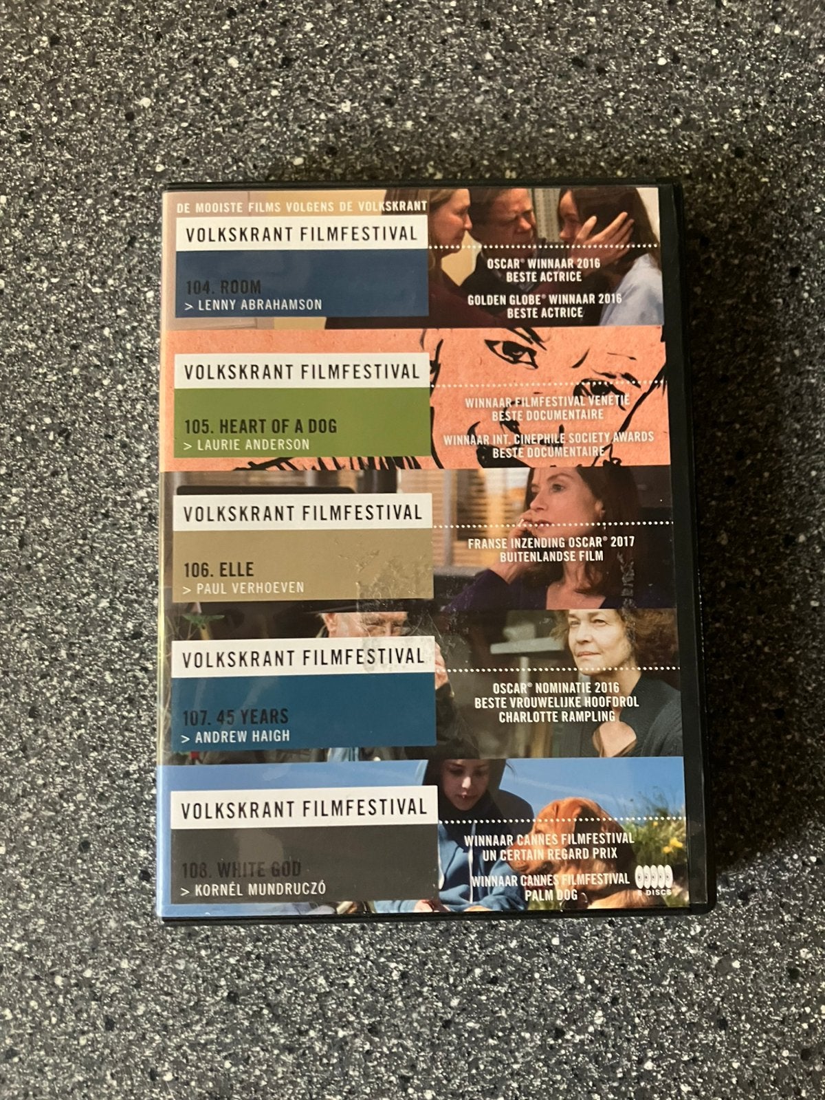 Volkskrant Filmfestival Box 5-Disc, Cd's en Dvd's, Dvd's | Filmhuis, Vanaf 16 jaar, Ophalen of Verzenden, Zo goed als nieuw, Overige gebieden