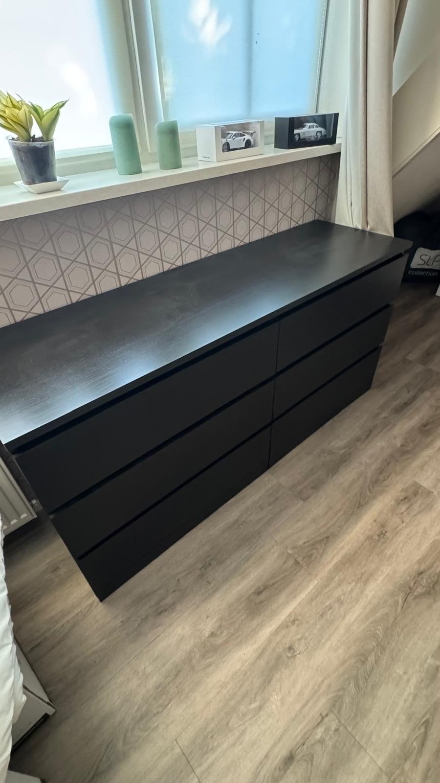 Ikea meubelpakket: Malm, Brimnes en Nissedal (z.g.a.n.), Huis en Inrichting, Kasten | Kledingkasten, 100 tot 150 cm, Glas, Ophalen of Verzenden