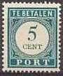 Curacao Port 35 ongebruikt 1948-49, Postzegels en Munten, Postzegels | Nederlandse Antillen en Aruba, Ophalen of Verzenden, Postfris