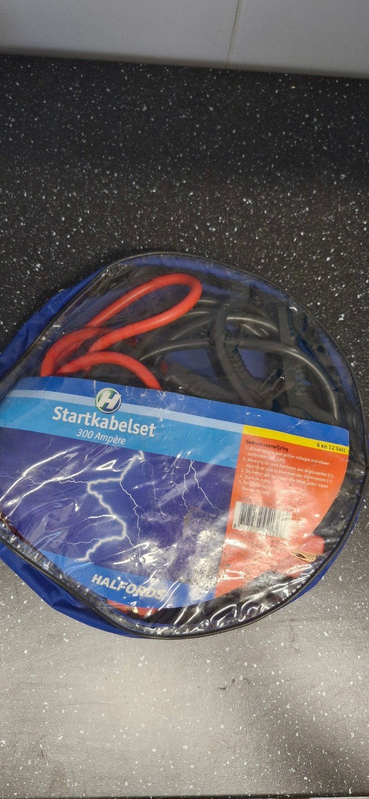 Startkabelset 300 Ampère - Halfords, Ophalen, Gebruikt