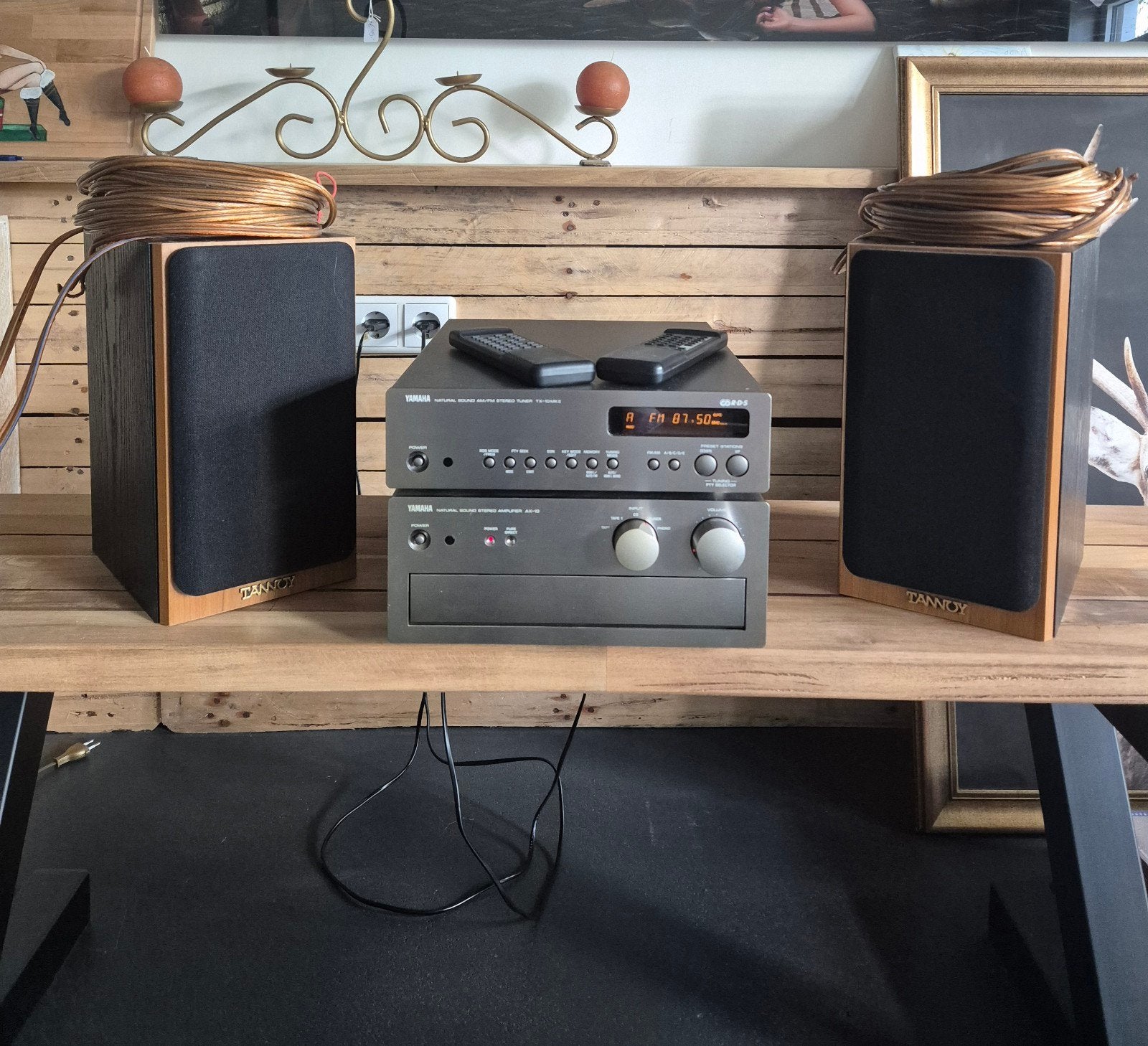Yamaha versterker & tuner met Tannoy speakers, Gebruikt, Losse componenten, Tuner of Radio, Ophalen