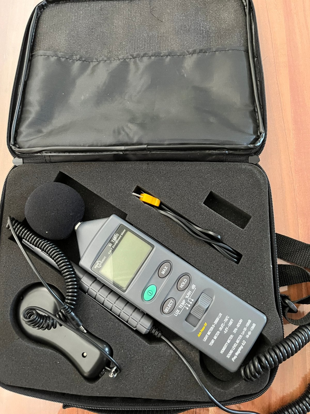 Environmeter NI T8820, Doe-het-zelf en Verbouw, Meetapparatuur, Ophalen, Zo goed als nieuw