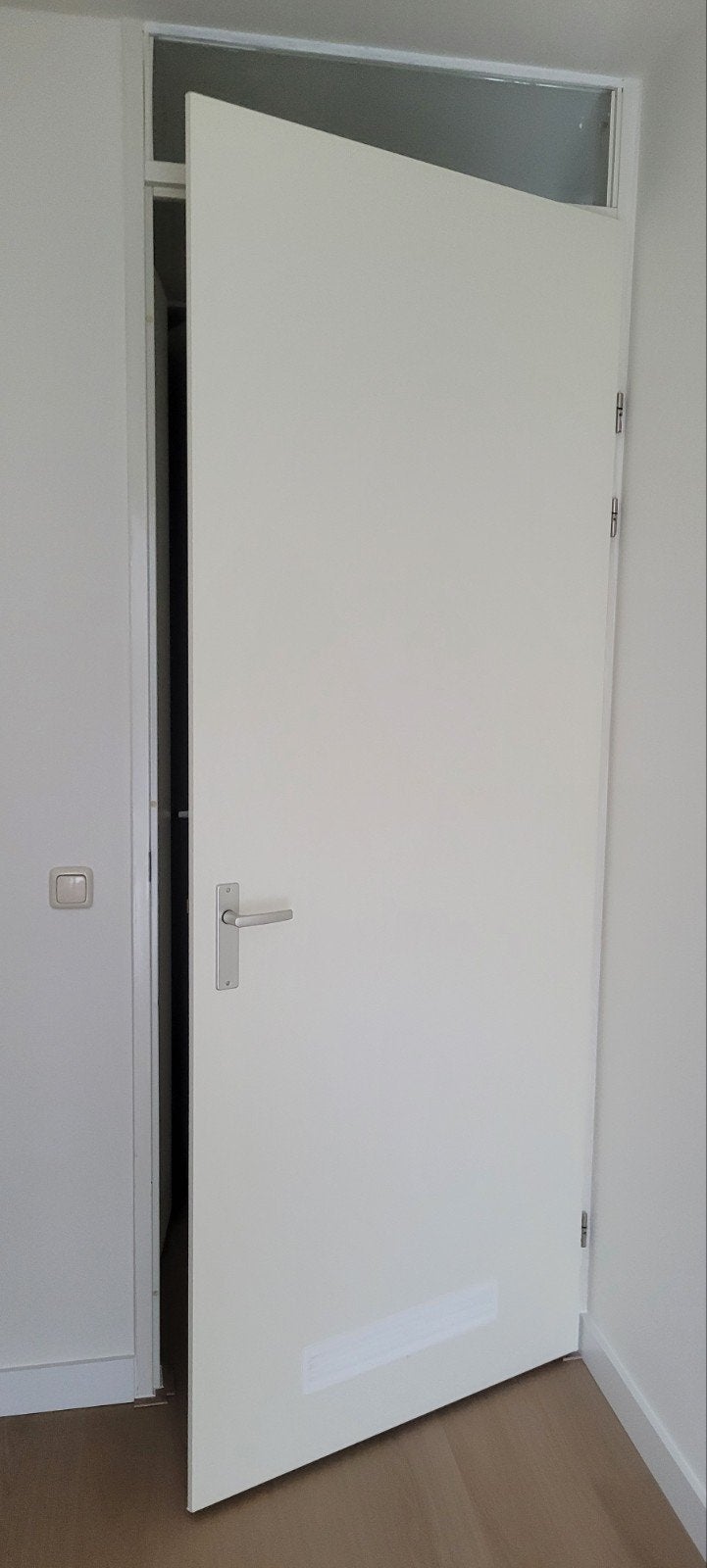 Berkvens binnendeur 88x231,5 cm rechtsdraaiend met kozijn, Gebruikt, 80 tot 100 cm, 215 cm of meer, Binnendeur