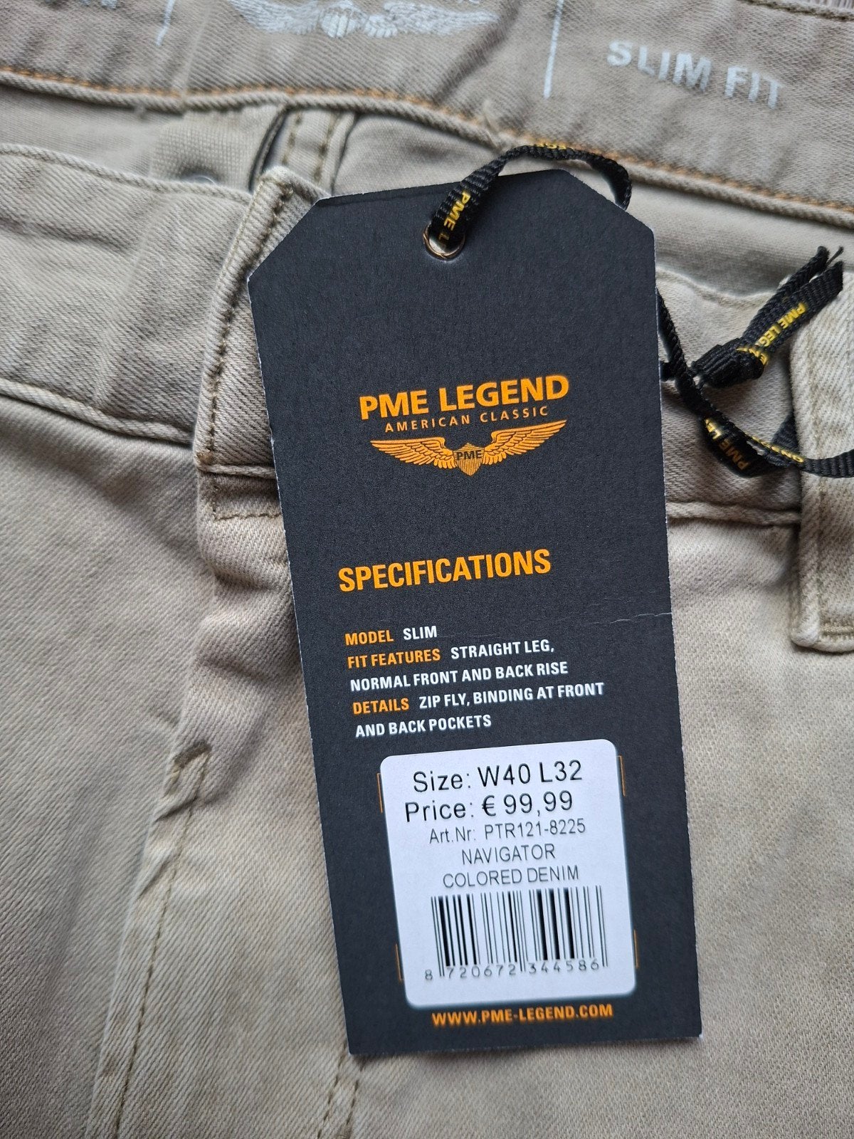 PME LEGEND Navigator slimfit jeans W40 L32, Overige kleuren, Nieuw, Ophalen of Verzenden, W40 - W42 (confectie 56/58)