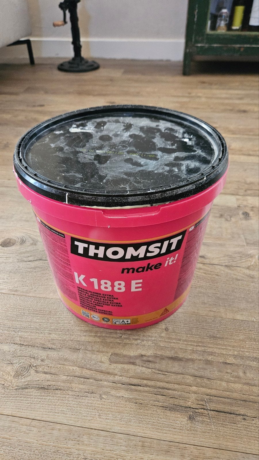 THOMSIT K188 E Speciale Kleefstof - Lijm PVC - minimaal 5kg, Ophalen of Verzenden, Wit