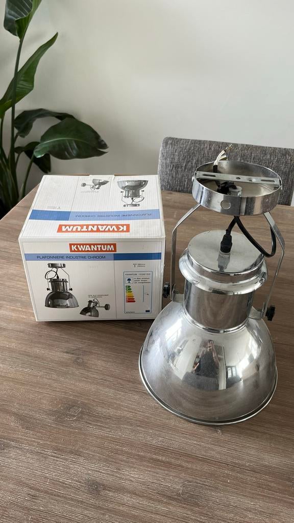 Kwantum Plafonnières Industrie Chroom - Nieuw, Ophalen of Verzenden, Nieuw