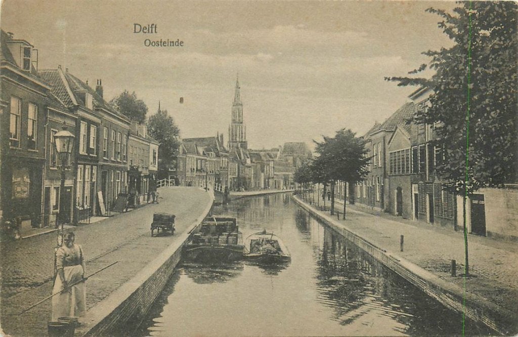 701-123-013 Delft Oosteinde, Verzenden, Voor 1920, Zuid-Holland