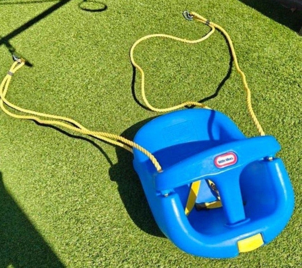 Little Tikes babyschommel - Blauw, Kinderen en Baby's, Ophalen, Gebruikt, Schommel