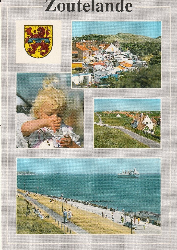 Zoutelande 1993, Ophalen of Verzenden, 1980 tot heden, Gelopen, Zeeland