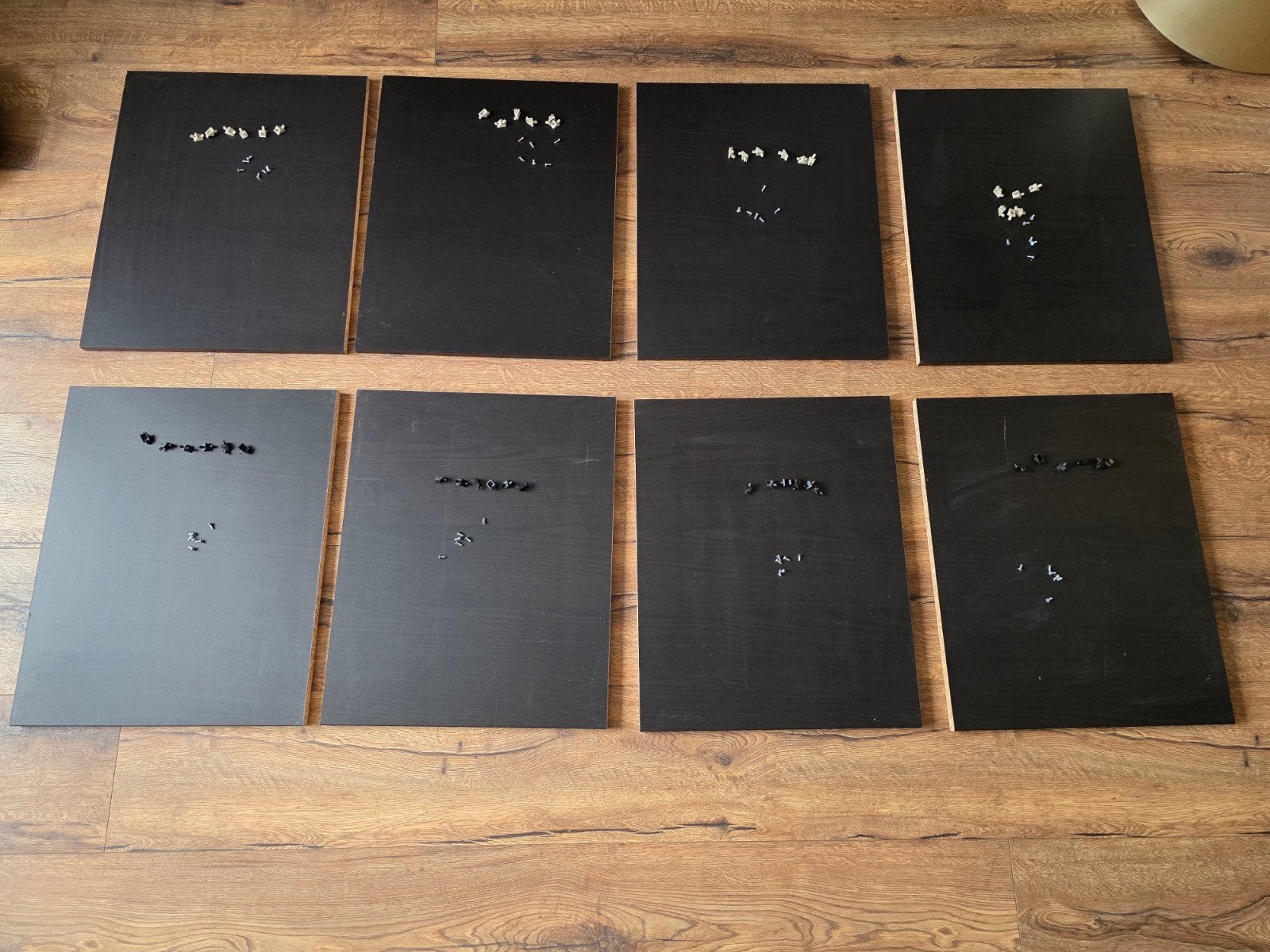 8x Ikea pax 50cm zwarte planken voor kast, Ophalen, Gebruikt