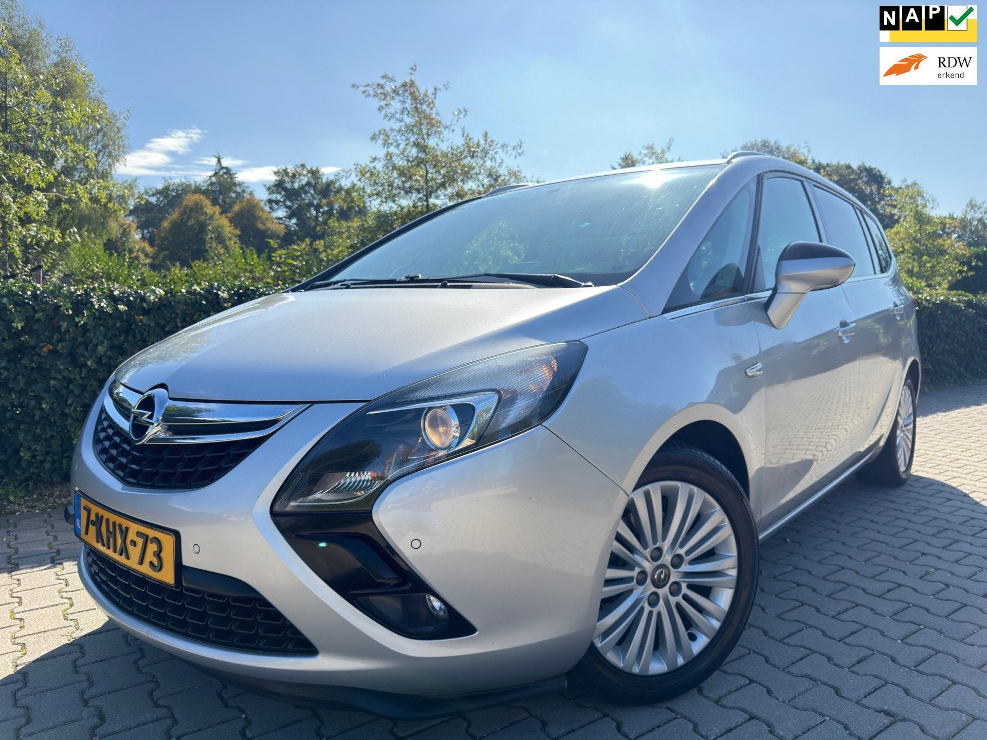 Opel Zafira Tourer 1.4 Design Edition 7 Persoons, , Clima /, Auto's, Euro 5, Gebruikt, Zwart, 4 cilinders