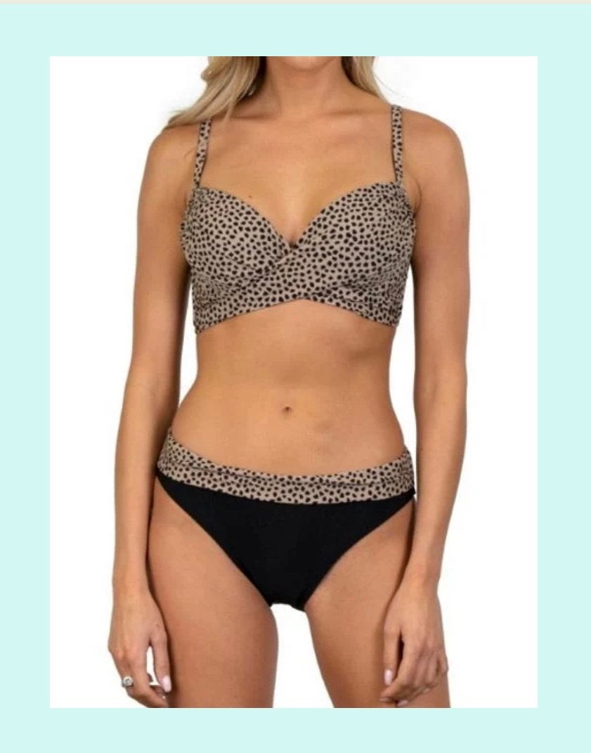 Bomain bikini maat 44 en 44F, Ophalen of Verzenden, Zo goed als nieuw, Zwart, Bikini