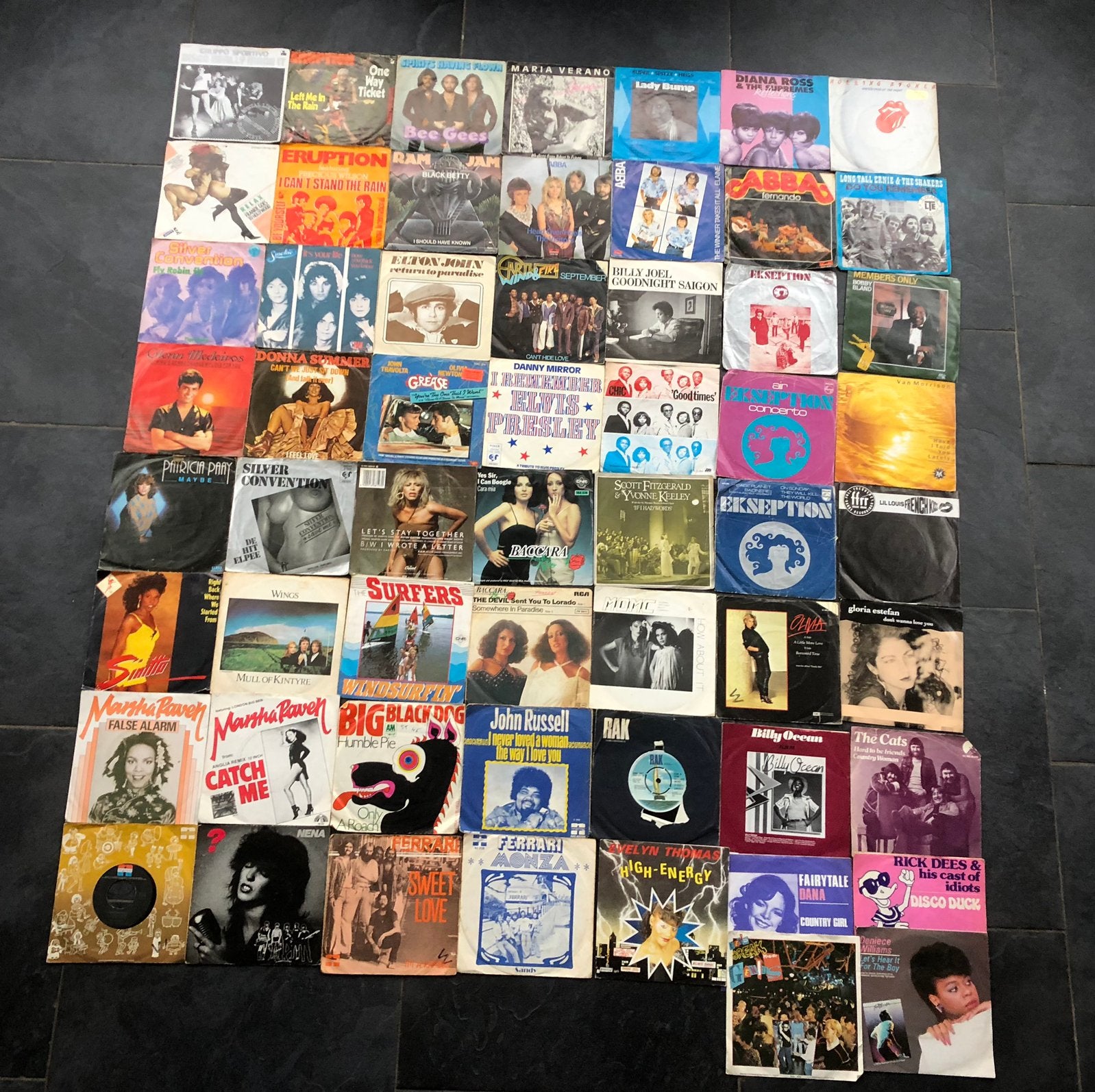 Singles pop 58 stuks, Cd's en Dvd's, Vinyl Singles, Gebruikt, Pop, Ophalen
