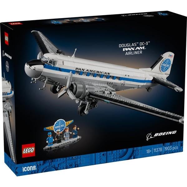LEGO Icons 11378 Douglas DC-3 PAN AM Airliner, Ophalen of Verzenden, Nieuw, 1:72 tot 1:144, Overige merken
