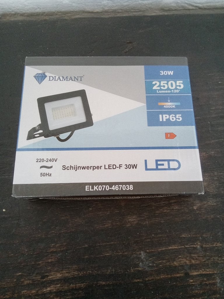Schijnwerper voor buiten, Ophalen of Verzenden, Nieuw, Minder dan 50 watt, Lamp met armatuur
