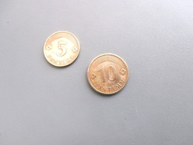Munten Letland Santimu 1992 en 2009, Verzenden, Overige landen, Setje