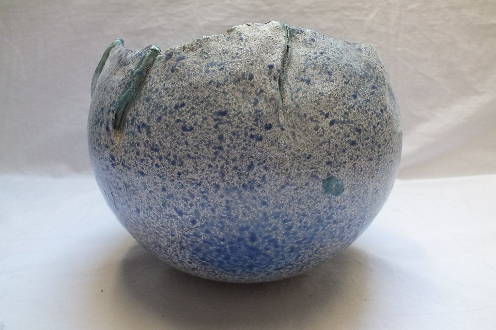 Vaas keramiek., Ophalen of Verzenden, Zo goed als nieuw, Steen/keramiek, 16 cm