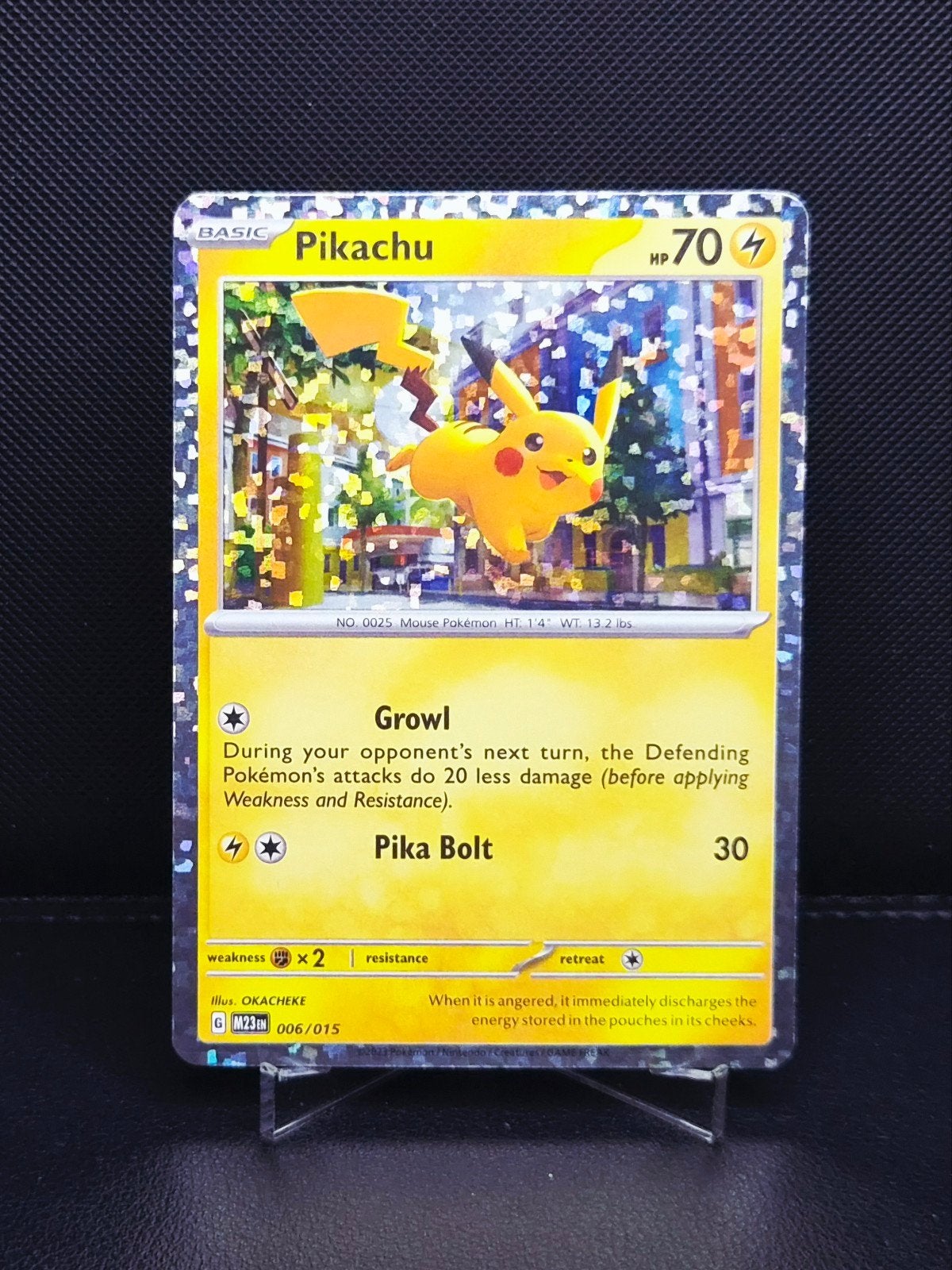 Pikachu Holo 006/015 Mcdonald's Match Battle 2023 NM, Ophalen of Verzenden, Zo goed als nieuw