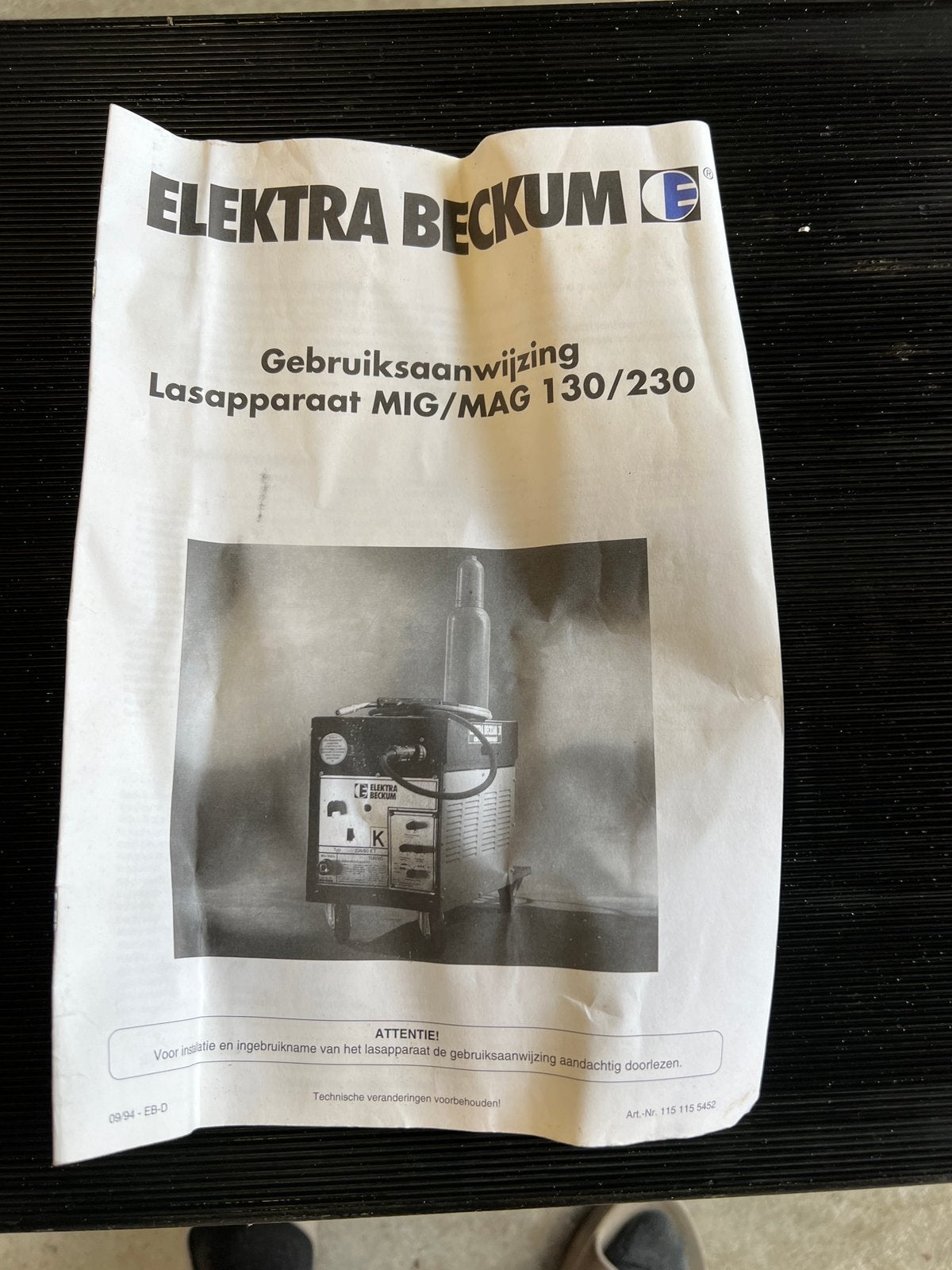 Mig/Mag Lasapparaat, Ophalen, Gebruikt, 150 tot 250 ampère, Co2