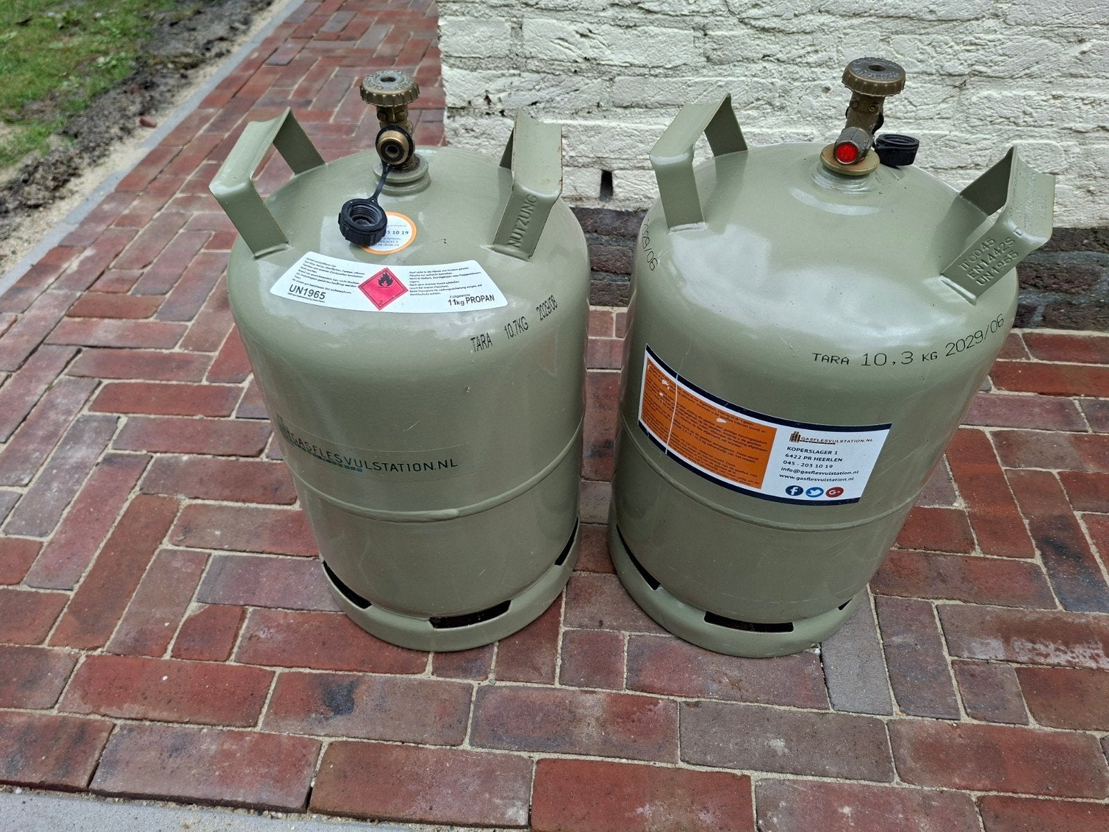 Gasfles 10.3kg Propaan - Ideaal voor BBQ/Camper, Ophalen