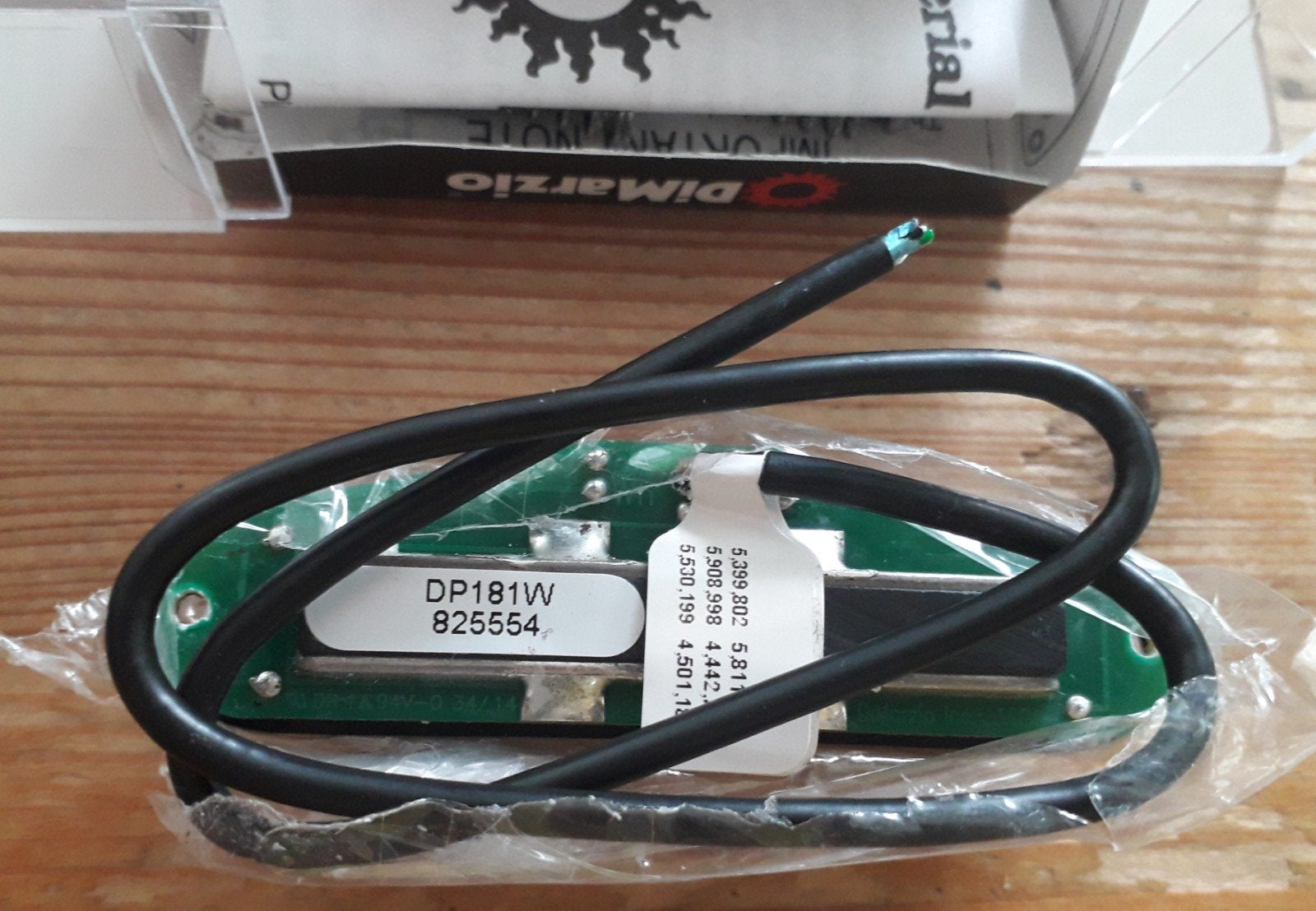 DiMarzio DP181W Fast Track Pickup, zwart, Ophalen of Verzenden, Nieuw, Elektrische gitaar