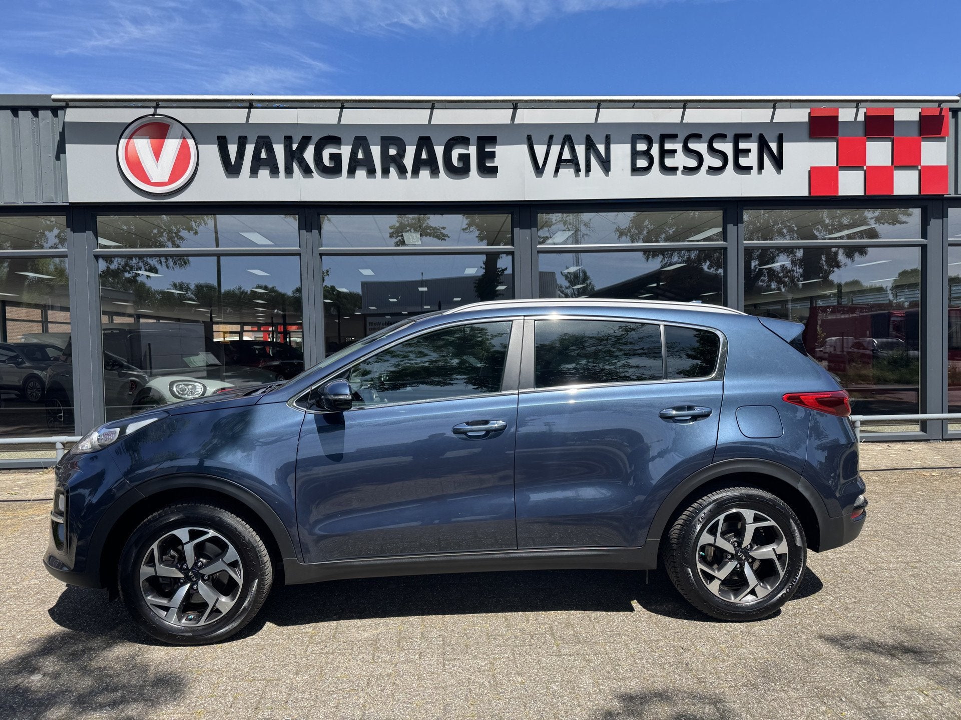 Kia Sportage 1.6 GDI DynamicLine CAMERA-TREKHAAK-CARPLAY, Auto's, Voorwielaandrijving, Stof, Gebruikt, 4 cilinders