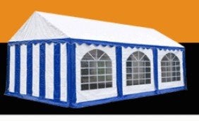 evenementen tent 4x8 meter - Ideaal voor feesten en evenemen, Ophalen, Gebruikt, Partytent, 4 tot 6 meter
