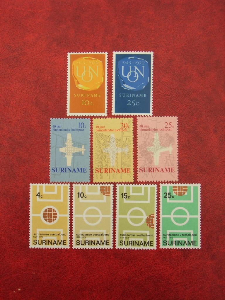 4   Suriname 538-546 pf, Ophalen of Verzenden, Postfris