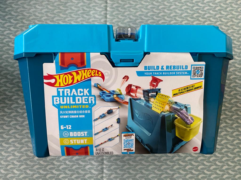 NIEUW: Hot Wheels Track Builder Unlimited Stunt Crash Box, Ophalen of Verzenden, Nieuw