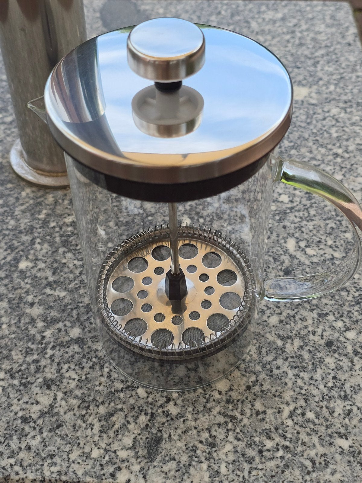 New Vintage Douwe Egberts glazen cafetière (French press), Ophalen of Verzenden