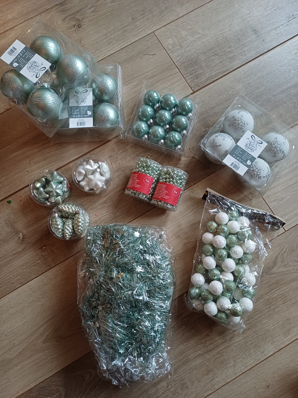 Nieuwe set kerstboom versiering/ kerstballen, Ophalen of Verzenden