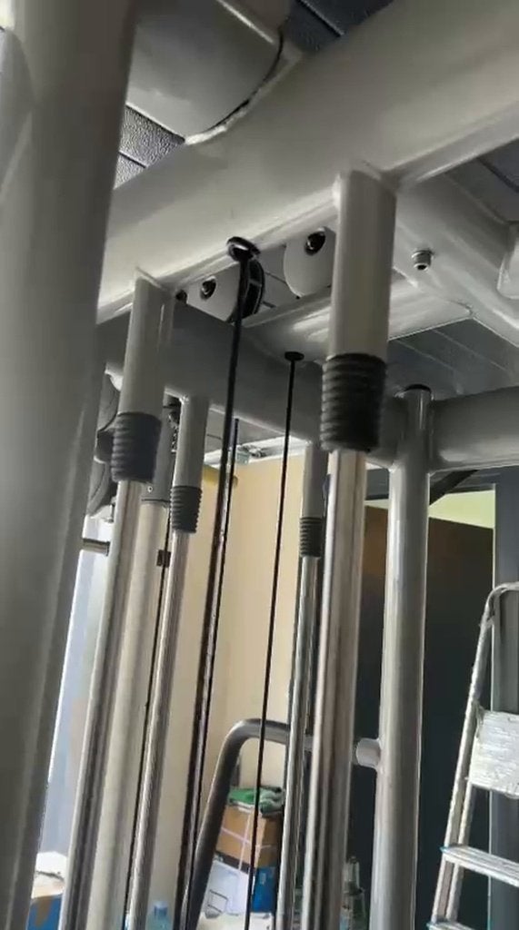 Technogym Multistation 4 Stack incl bezorging en accessoires, Gebruikt, Benen, Metaal, Krachtstation