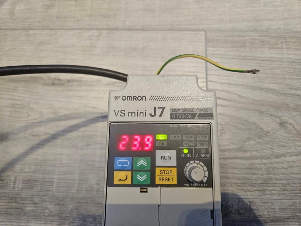 Omron 3G3JV-AB004 1Fase 230V 0,55kW frequentieregelaar, Ophalen of Verzenden, Gebruikt
