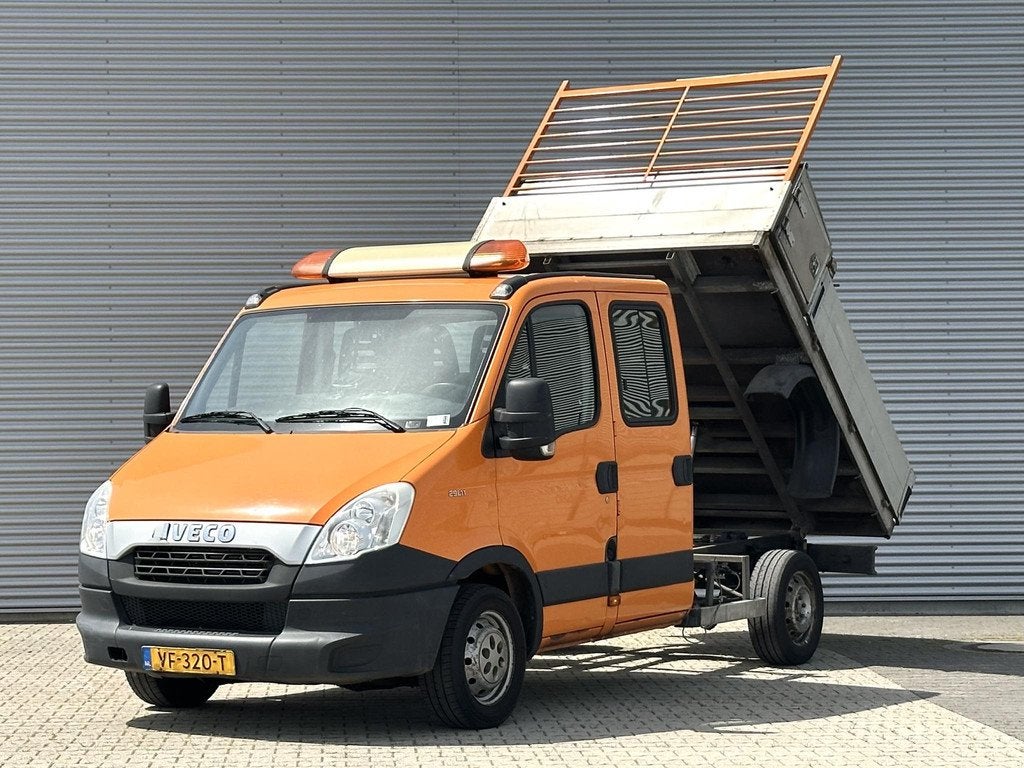 Iveco Daily 29 L 11 D 345 KIPPER openlaadbak Dubbele cabine, Euro 5, Gebruikt, Iveco, 7 stoelen