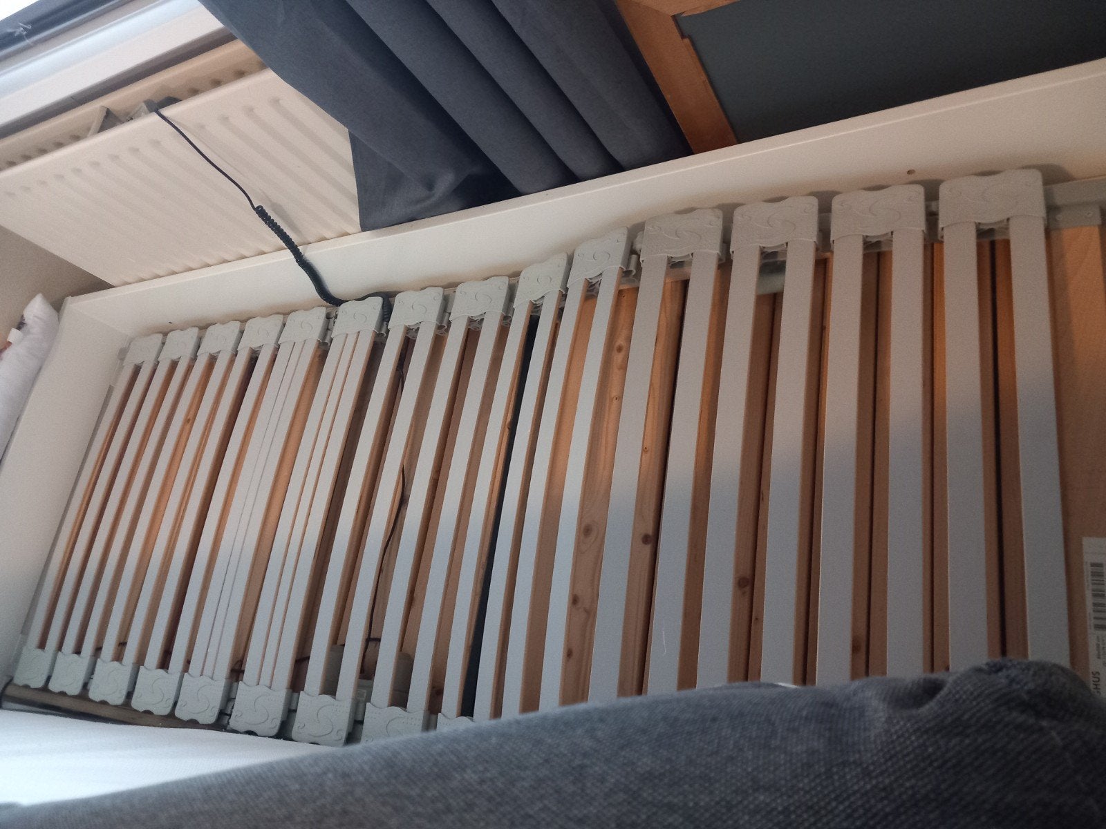 GRATIS 1x Elektrisch lattenbodem 80x200, Ophalen, Gebruikt, Eenpersoons, 80 cm