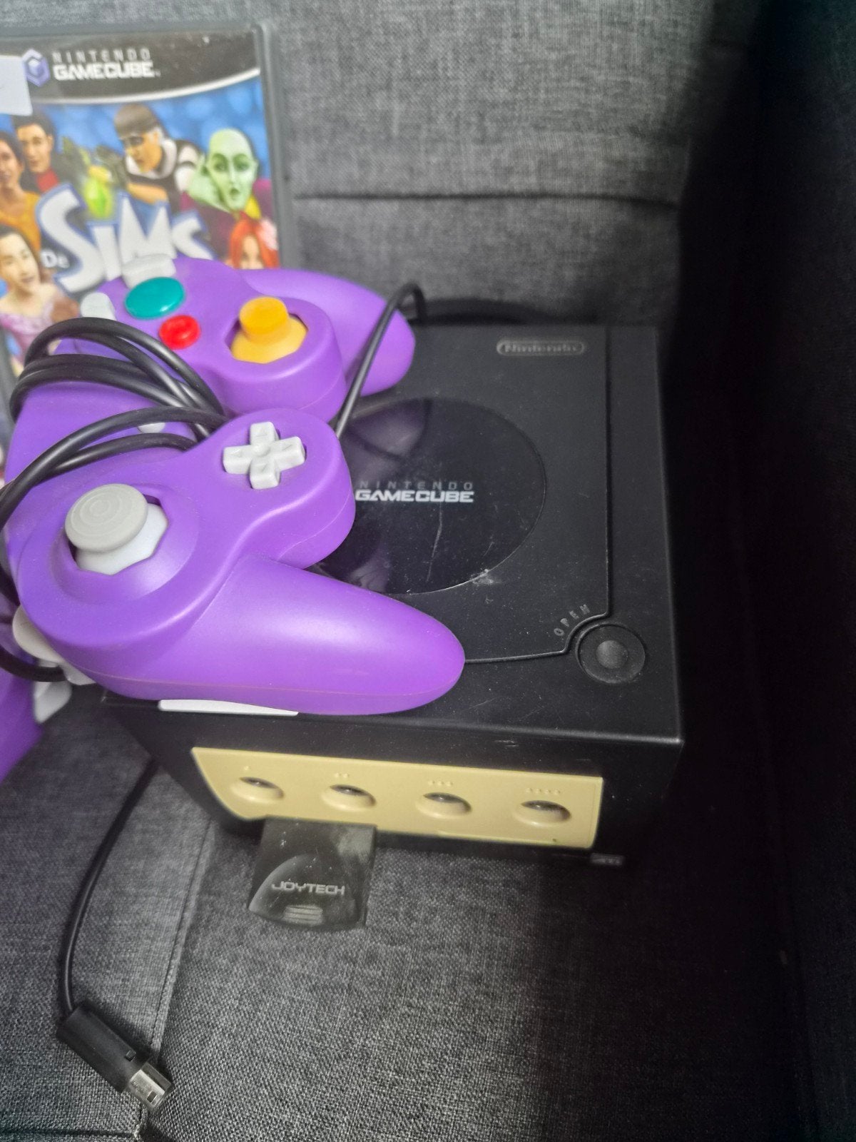 Nintendo GameCube Compleet met 2 Spellen en Accessoires, Spelcomputers en Games, Gebruikt, Zwart, Met games, Met 2 controllers